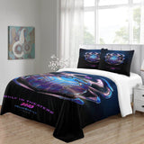 Blue Beetle Bedding Set Quilt Duvet Cover Without Filler
