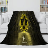 Borussia Dortmund Blanket Flannel Fleece Room Decoration