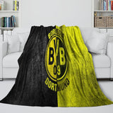 Borussia Dortmund Blanket Flannel Fleece Room Decoration