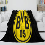 Borussia Dortmund Blanket Flannel Fleece Room Decoration