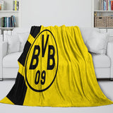 Borussia Dortmund Blanket Flannel Fleece Room Decoration