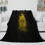 Borussia Dortmund Blanket Flannel Fleece Room Decoration