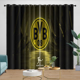 Borussia Dortmund Curtains Blackout Window Drapes Kids Room Decoration