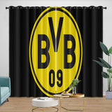 Borussia Dortmund Curtains Blackout Window Drapes Kids Room Decoration