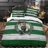 Boston Celtics Bedding Set Quilt Cover Without Filler