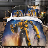 Movie Bumblebee Duvet Cover Pattern Bedding Set Without Filler