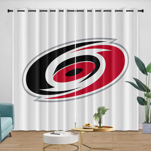 Carolina Hurricanes Curtains Blackout Window Drapes Room Decoration