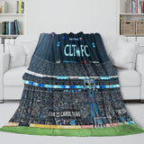 Charlotte FC Blanket Flannel Fleece Throw Room Decoration