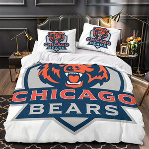 Chicago Bears Duvet Cover Kids Bedding Set Without Filler