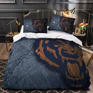 Chicago Bears Duvet Cover Kids Bedding Set Without Filler