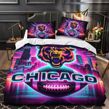 Chicago Bears Duvet Cover Kids Bedding Set Without Filler