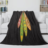 Chicago Blackhawks Blanket Flannel Throw Kids Room Decoration