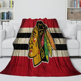 Chicago Blackhawks Blanket Flannel Throw Kids Room Decoration