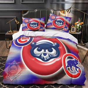 Chicago Cubs Bedding Set Quilt Cover Without Filler