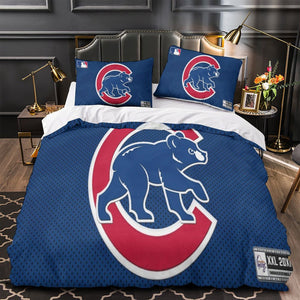 Chicago Cubs Bedding Set Quilt Cover Without Filler