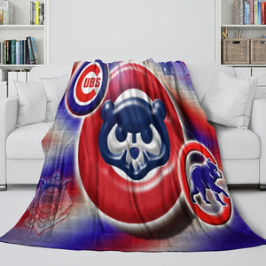 Chicago Cubs Blanket Flannel Throw Room Decoration