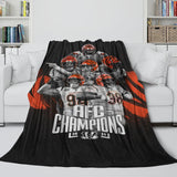 Cincinnati Bengals Blanket Flannel Fleece Throw Room Decoration