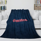 Cleveland Guardians Blanket Flannel Throw Room Decoration