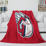 Cleveland Guardians Blanket Flannel Throw Room Decoration