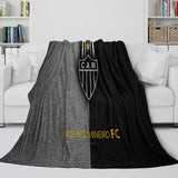 Clube Atlético Mineiro Blanket Flannel Fleece Room Decoration