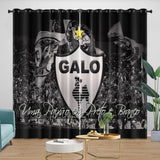 Clube Atlético Mineiro Curtains Blackout Window Drapes Room Decoration