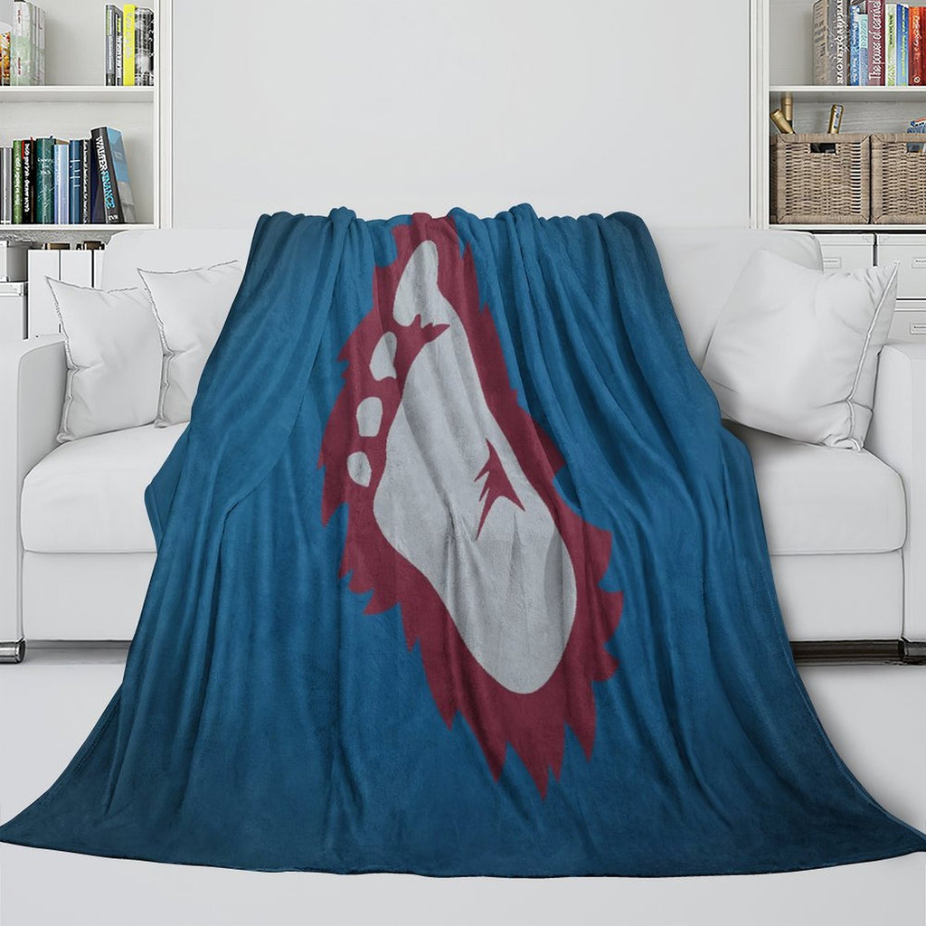 Colorado Avalanche Blanket Flannel Throw Kids Room Decoration