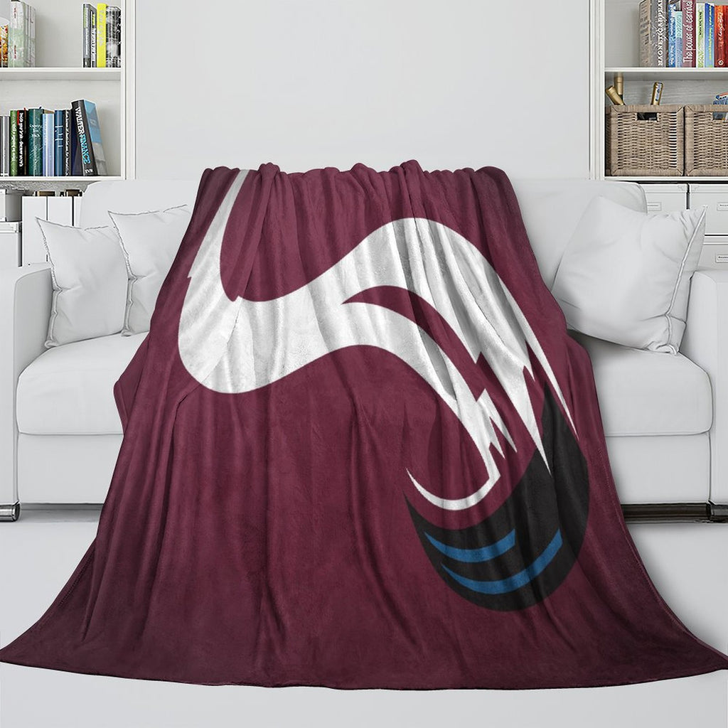 Colorado Avalanche Blanket Flannel Throw Kids Room Decoration