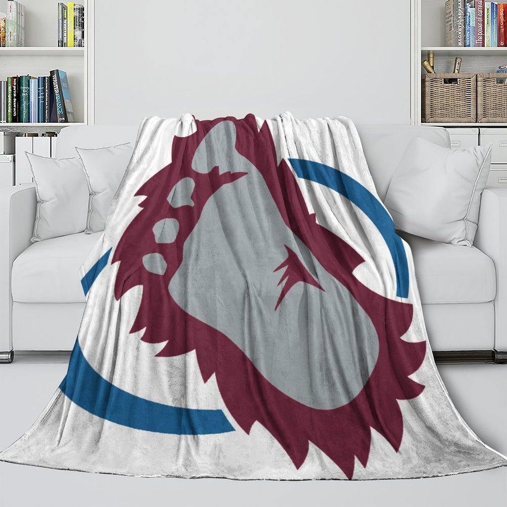 Colorado Avalanche Blanket Flannel Throw Kids Room Decoration