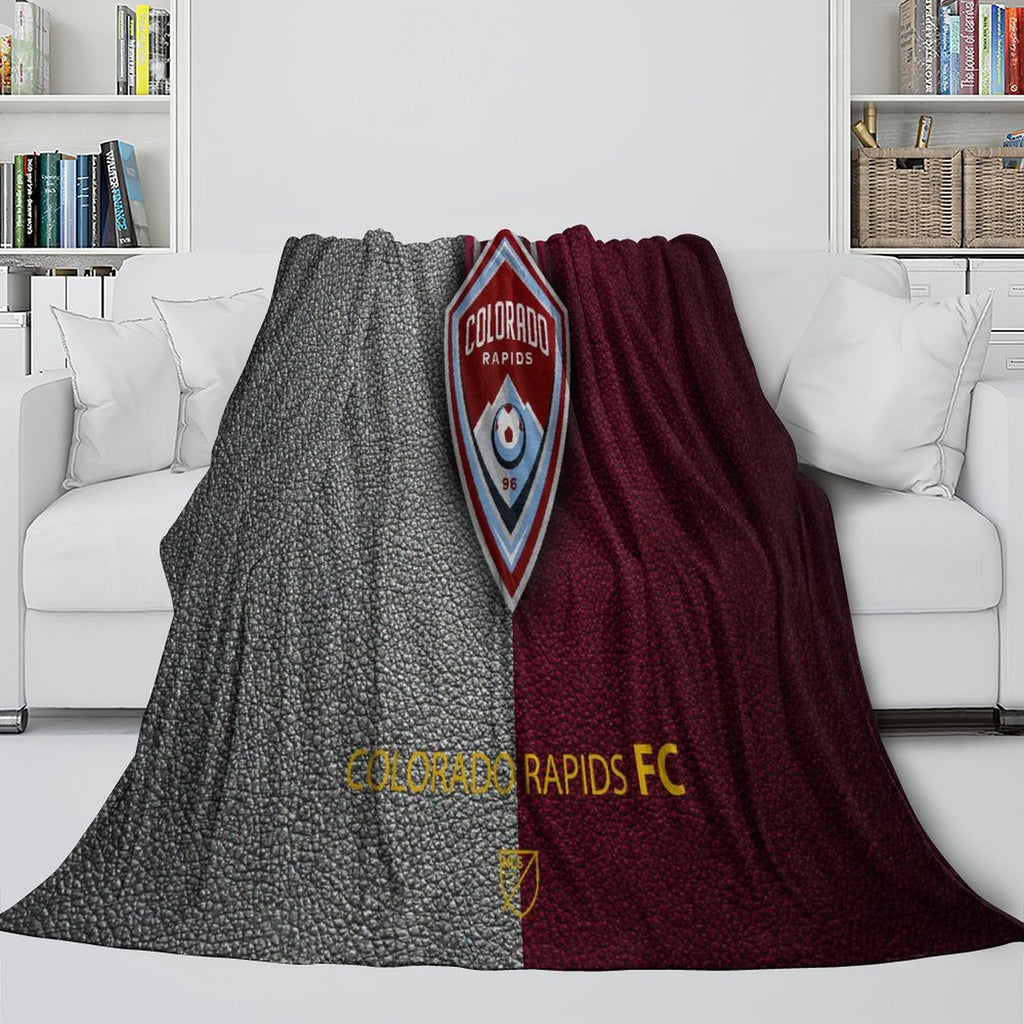 Colorado Rapids Blanket Flannel Fleece Throw Room Decoration