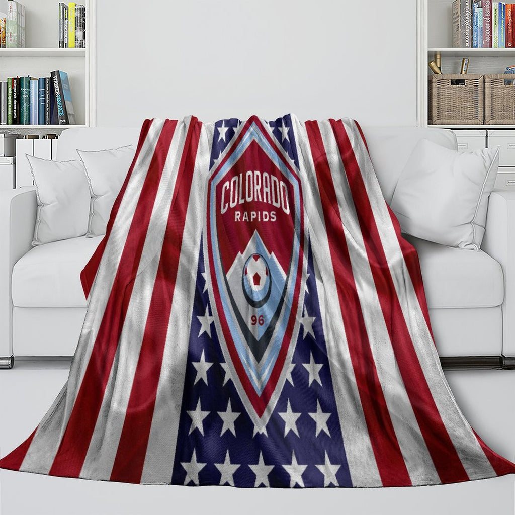 Colorado Rapids Blanket Flannel Fleece Throw Room Decoration