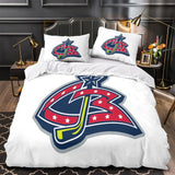 Columbus Blue Jackets Bedding Set Quilt Duvet Cover Without Filler