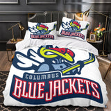 Columbus Blue Jackets Bedding Set Quilt Duvet Cover Without Filler