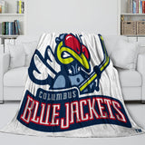 Columbus Blue Jackets Blanket Flannel Throw Kids Room Decoration