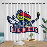 Columbus Blue Jackets Curtains Blackout Window Drapes Room Decoration