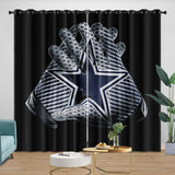 Dallas Cowboys Curtains Blackout Window Drapes Room Decoration