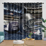 Dallas Cowboys Curtains Blackout Window Drapes Room Decoration