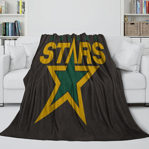 Dallas Stars Blanket Flannel Throw Kids Room Decoration