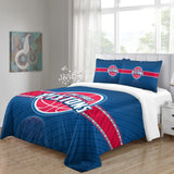 Detroit Pistons Bedding Set Duvet Cover Without Filler