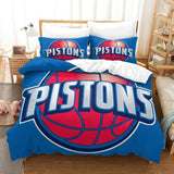 Detroit Pistons Bedding Set Duvet Cover Without Filler