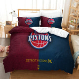 Detroit Pistons Bedding Set Duvet Cover Without Filler