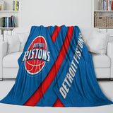 Detroit Pistons Blanket Flannel Fleece Throw Room Decoration