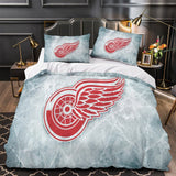 Detroit Red Wings Bedding Set Quilt Duvet Cover Without Filler