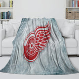 Detroit Red Wings Blanket Flannel Throw Kids Room Decoration