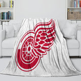 Detroit Red Wings Blanket Flannel Throw Kids Room Decoration