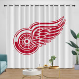 Detroit Red Wings Curtains Blackout Window Drapes Room Decoration