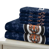 Detroit Tigers Bedding Set Quilt Cover Without Filler