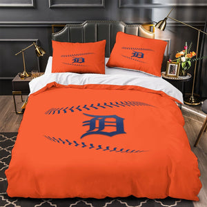 Detroit Tigers Bedding Set Quilt Cover Without Filler