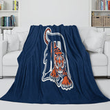 Detroit Tigers Blanket Flannel Throw Room Decoration