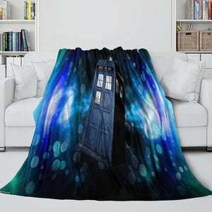 Doctor Who Blanket Flannel Fleece Throw Room Decoration