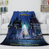 Dog Man Blanket Flannel Throw Room Decoration